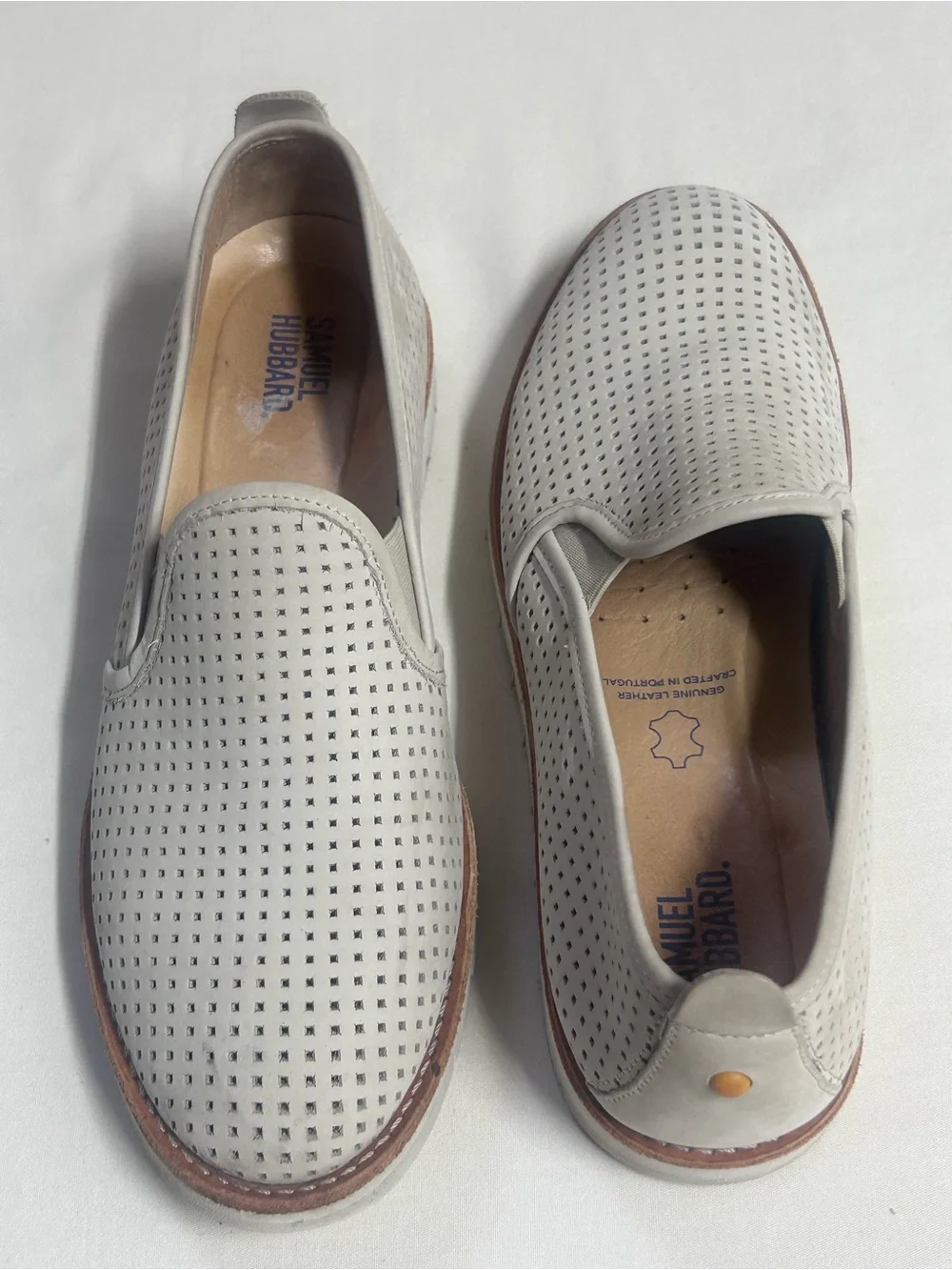 Samuel Hubbard SAM SPORT KICKS 8.5Beige Slip-on Shoes